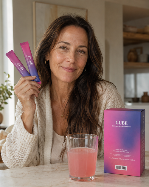 GUBE | Abnehmdrink für Sättigung mit Granatapfelgeschmack